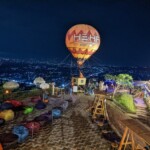 HeHa Sky View malam hari foto lampu